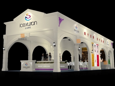 冰潔繡苑 美博會展臺設(shè)計