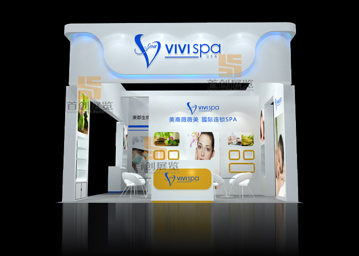 露蒂 美容婚慶攤位設(shè)計(圖2)